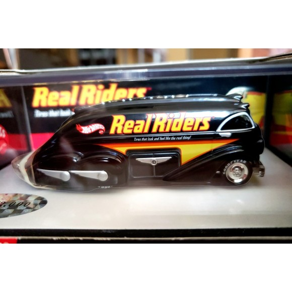 2005 Hot Wheels ROCKET OIL REAL RIDERS 1:64 BLACK Limited Edition